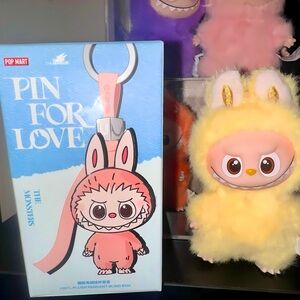 ** AUTHENTIC** POP MART LABUBU Pin For Love Letter “P”